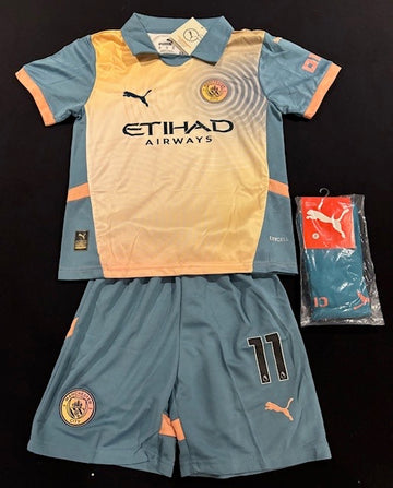 Manchester City Special Edition kids Jersey 24-25 DOKU NO.11