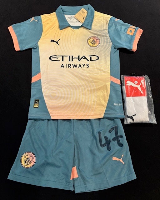 Manchester City Special Edition kids Jersey 24-25 FODEN NO.47