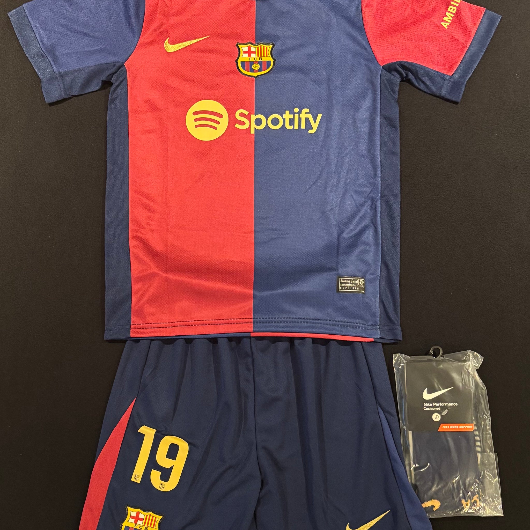 Barcelona Home Kit kids 24/25 LAMINE YAMAL