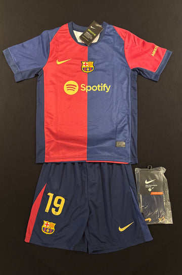 Barcelona Home Kit kids 24/25 LAMINE YAMAL