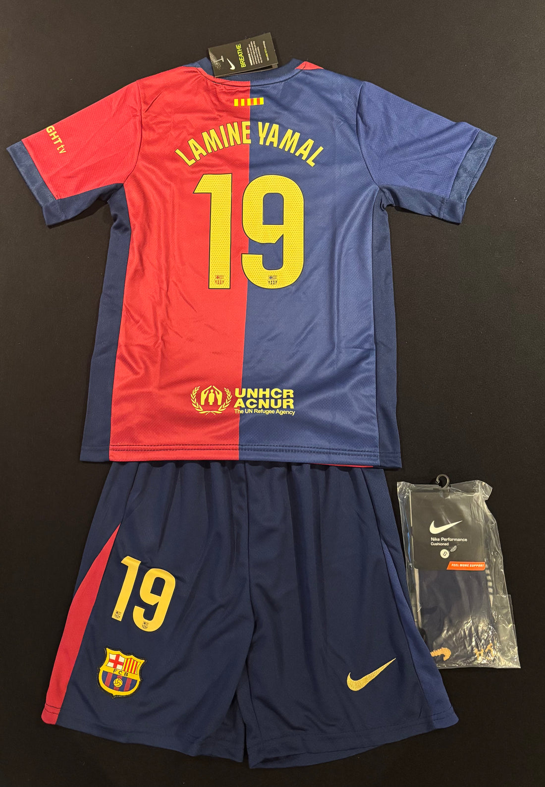 Barcelona Home Kit kids 24/25 LAMINE YAMAL