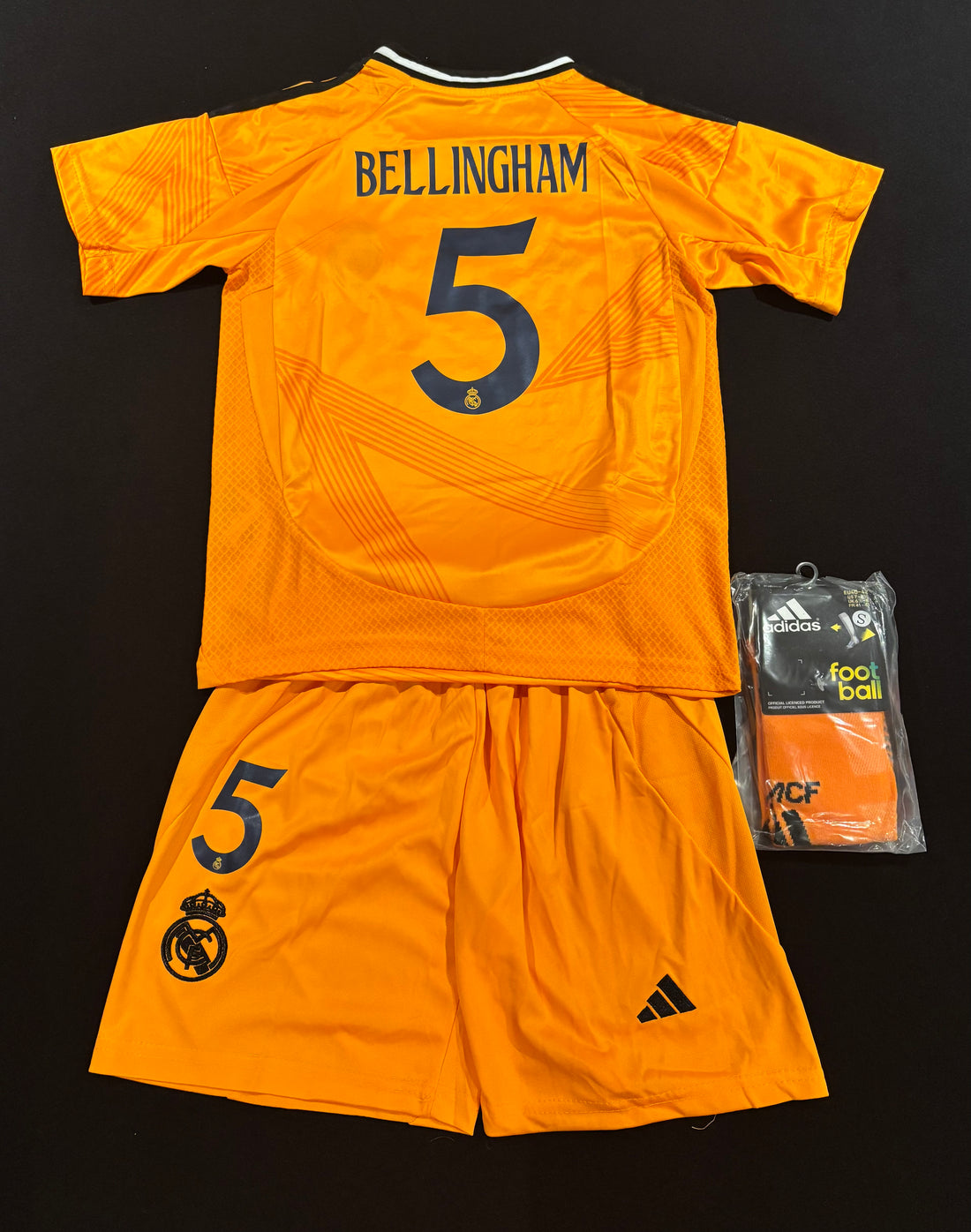 Kids Real Madrid Away Kit 24/25 BELLINGHAM