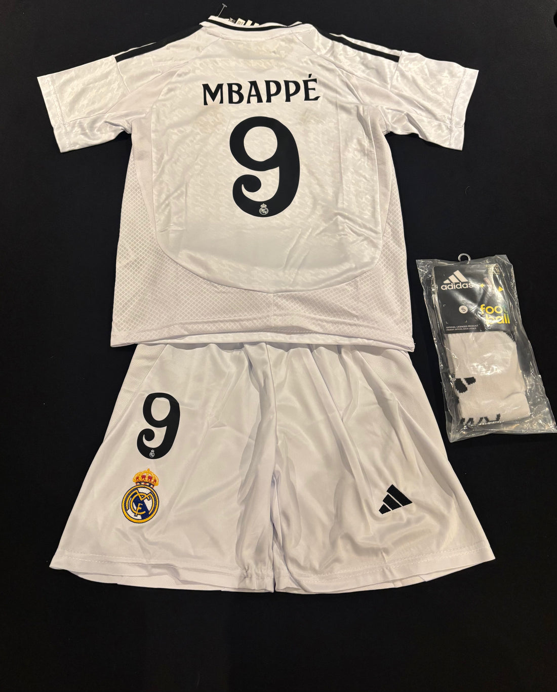 Real Madrid Home Kids Kit 24-25 MBAPPE