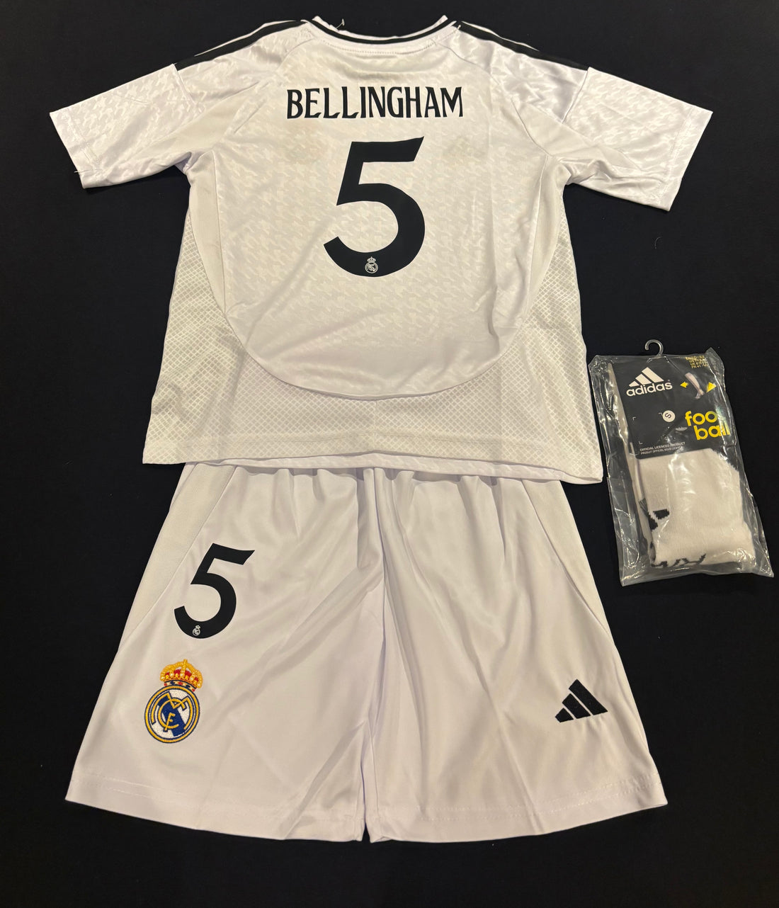 Real Madrid Home Kids Kit 24-25 BELLINGHAM