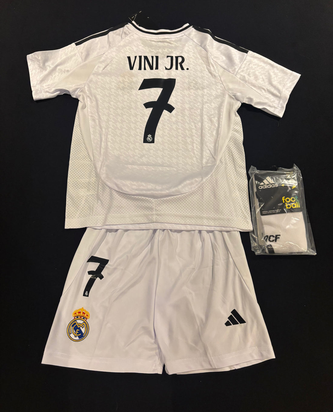 Real Madrid Home Kids Kit 24-25 VINI JR