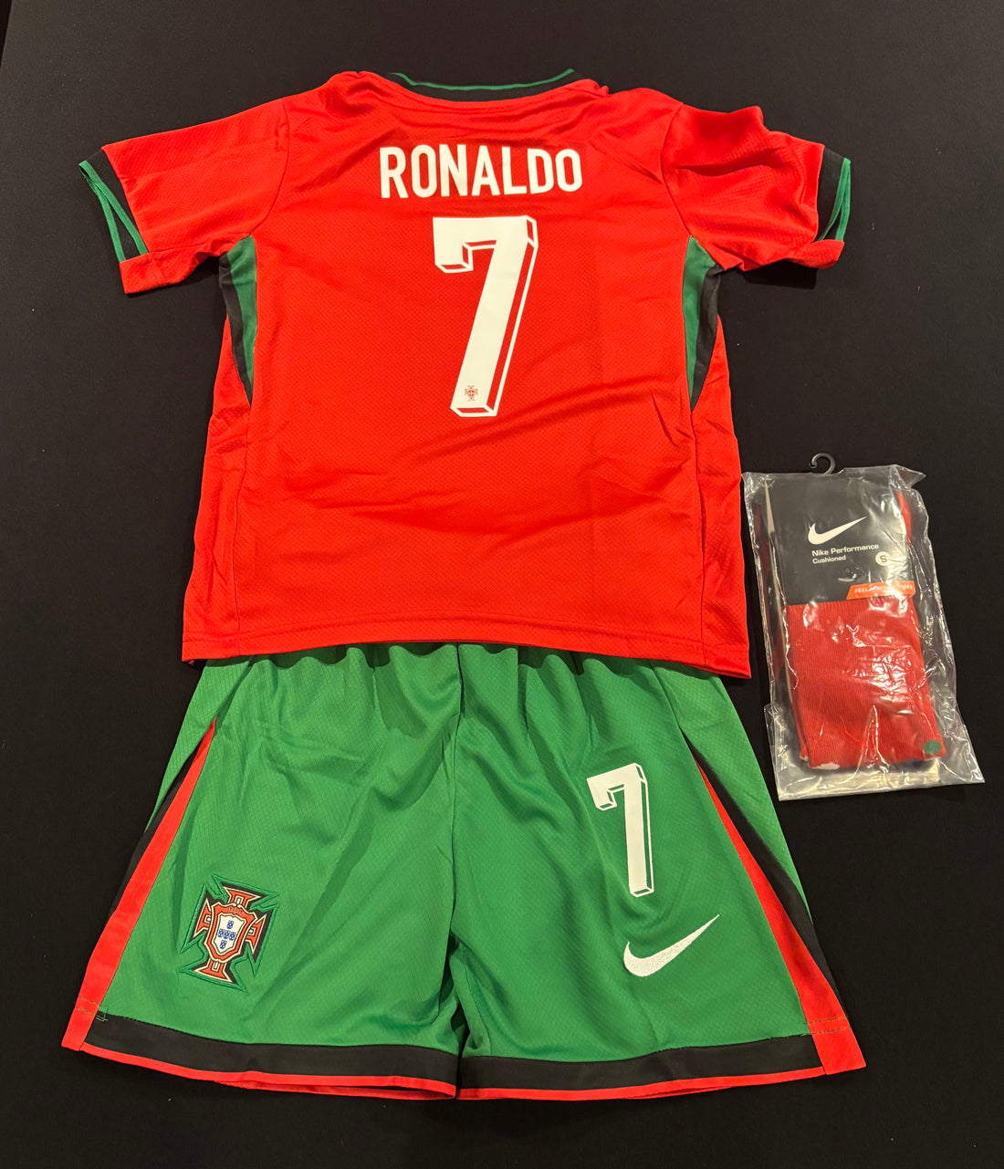 Portugal Youth Home Full Kit 2024 RONALDO